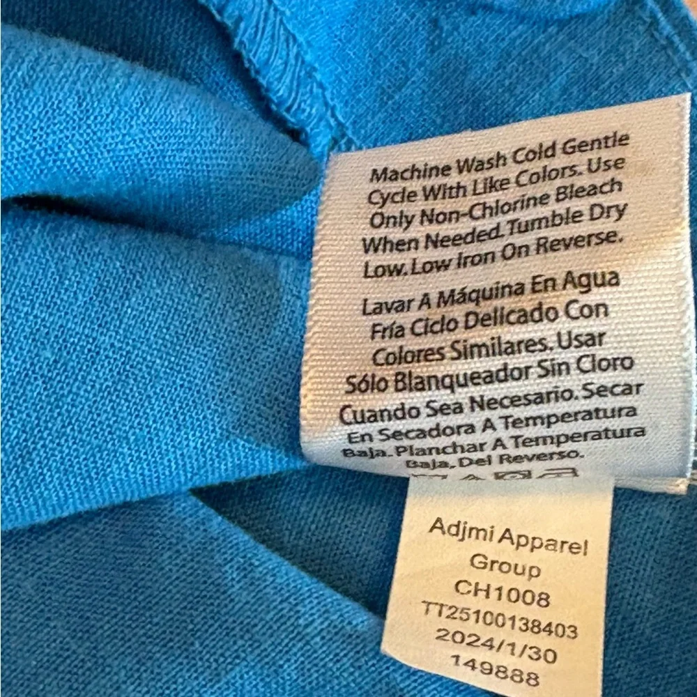 Time and Tru Ombre Blue Tank Top